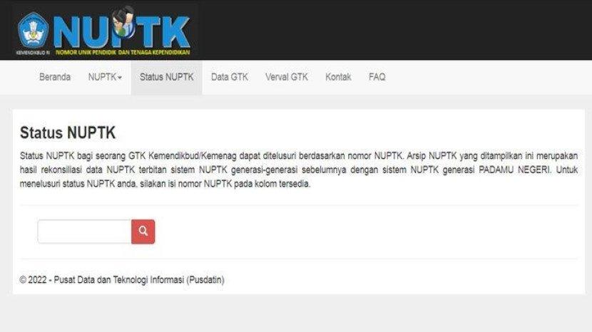 Pengajuan NUPTK Begini Langkah Mudah Dan Lengkapnya Fakta Id   Cara Cek Status NUPTK Aktif 